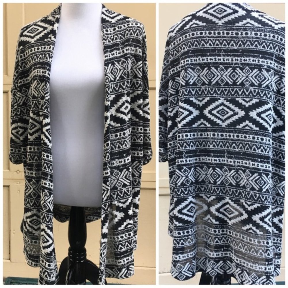 Urban Outfitters Ecote Aztec Open Cardigan Sweater